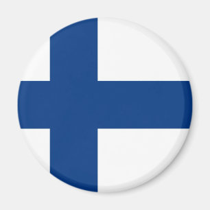 Finland Finska Flagga i Magnet