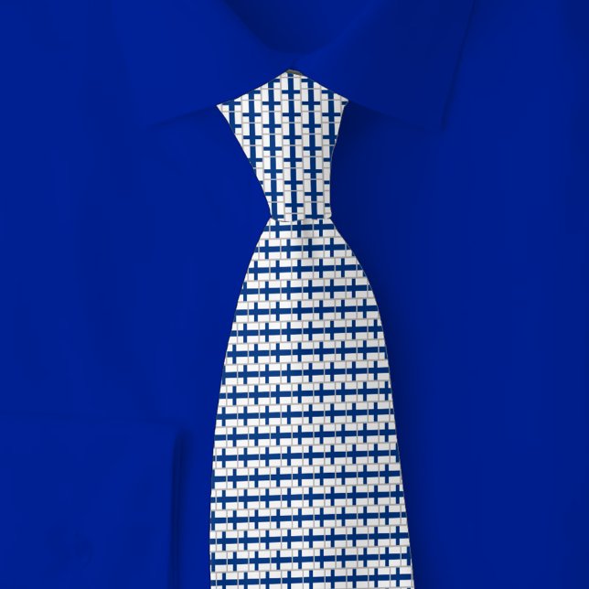 Finland Flag Brick Mönster Slips (Skapare uppladdad)