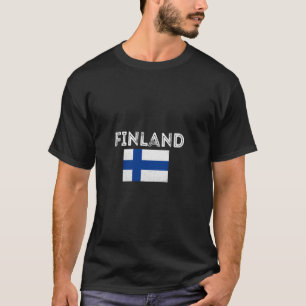 Finland Flag Finn Finska Flaggan Finska Stolthet F T Shirt
