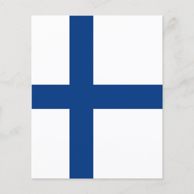 Finland flagga (Framsida)