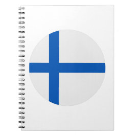 Finland Flagga Anteckningsbok