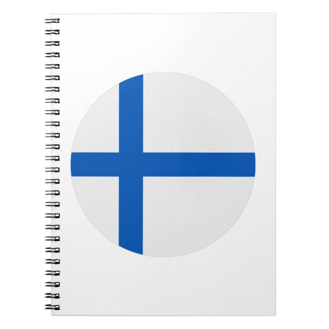 Finland Flagga Anteckningsbok (Framsidan)