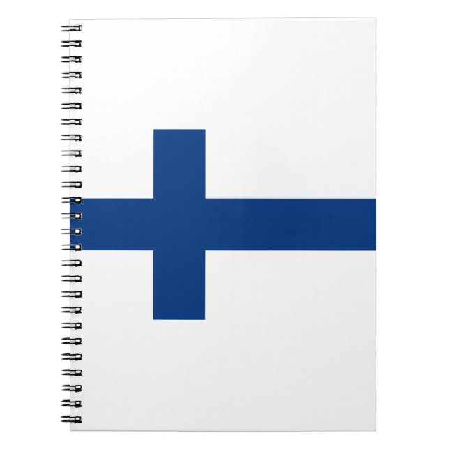 Finland Flagga Anteckningsbok (Framsidan)