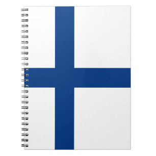 Finland flagga anteckningsbok