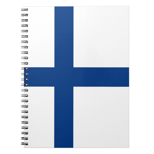 Finland flagga anteckningsbok (Framsidan)