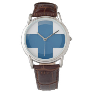 Finland flagga armbandsur