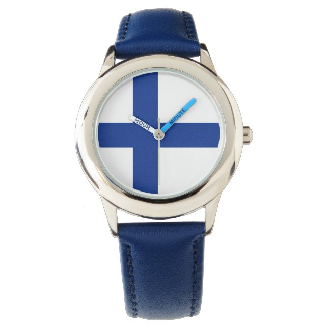 FINLAND FLAGGA ARMBANDSUR (Framsida)