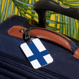 Finland flagga bagagebricka