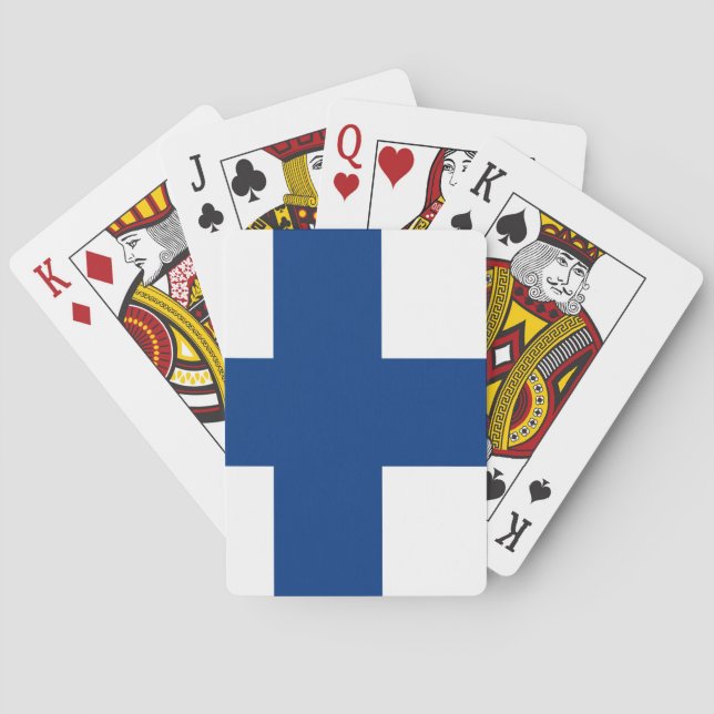 Finland Flagga Casinokort (Baksidan)