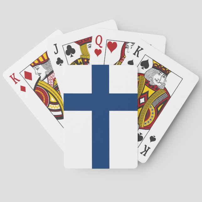 Finland Flagga Casinokort (Baksidan)