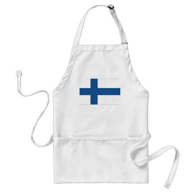 Finland Flagga Förkläde (Framsidan)
