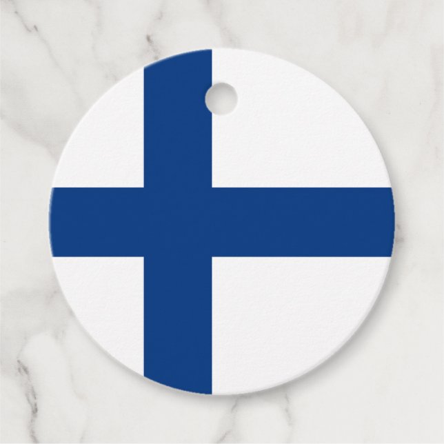 Finland flagga gåvor etiketter (Framsida)