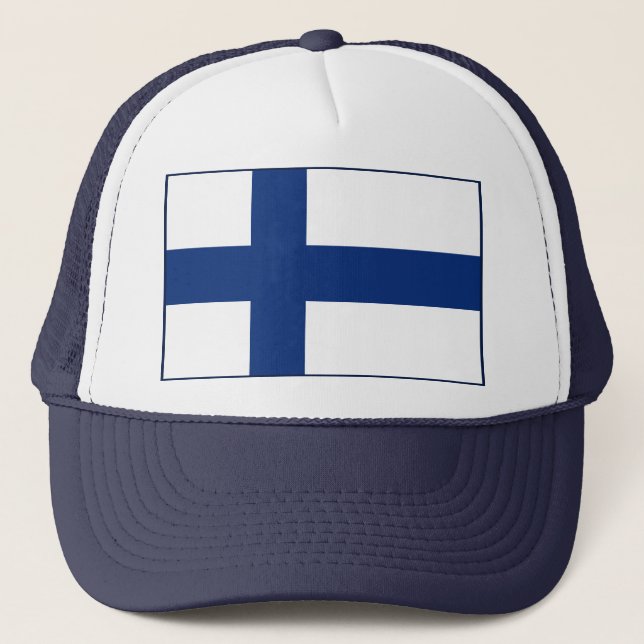 Finland Flagga Hat Keps (Framsida)