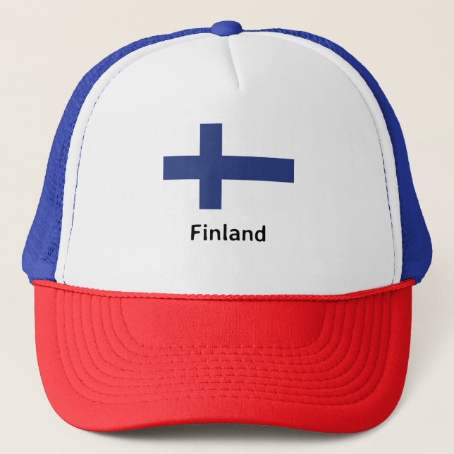 Finland Flagga Keps (Framsida)