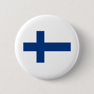 Finland Flagga Knapp