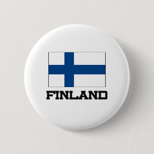 Finland flagga knapp