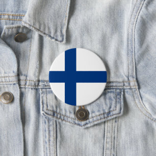 Finland flagga knapp