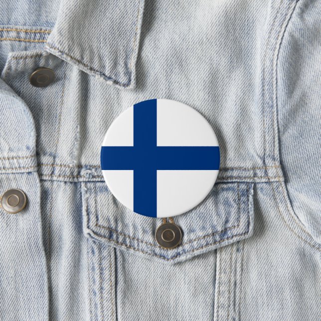 Finland flagga knapp (In Situ)