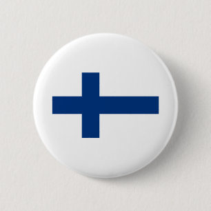 Finland Flagga Knapp