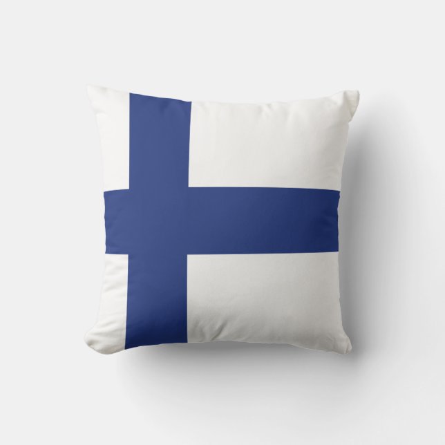 Finland flagga kudde (Framsida)