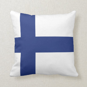 Finland flagga kudde