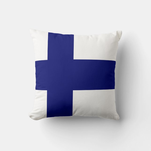 Finland flagga kudde (Framsida)