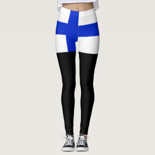 Finland flagga leggings