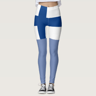 Finland flagga leggings