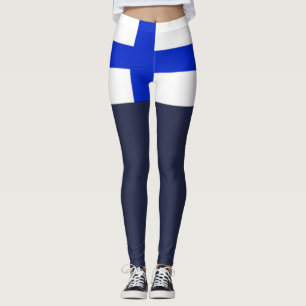 Finland flagga leggings