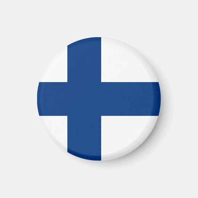 Finland Flagga Magnet (Framsidan)