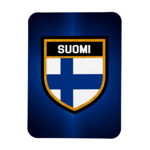 Finland flagga magnet
