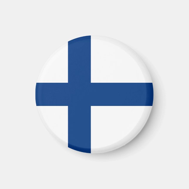 Finland flagga magnet (Framsidan)