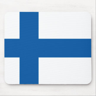 Finland flagga Mousepad Musmatta