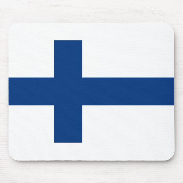 Finland Flagga Musmatta (Framsidan)