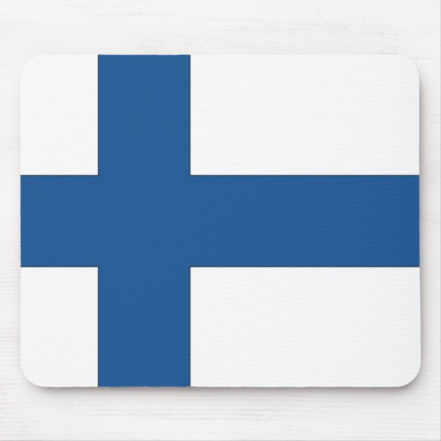 Finland Flagga Musmatta (Framsidan)