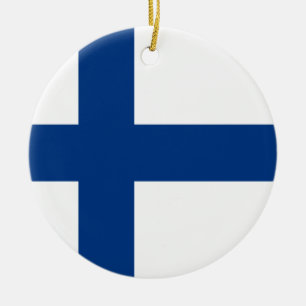 Finland Flagga Ornament