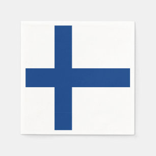 Finland flagga Pappersservett