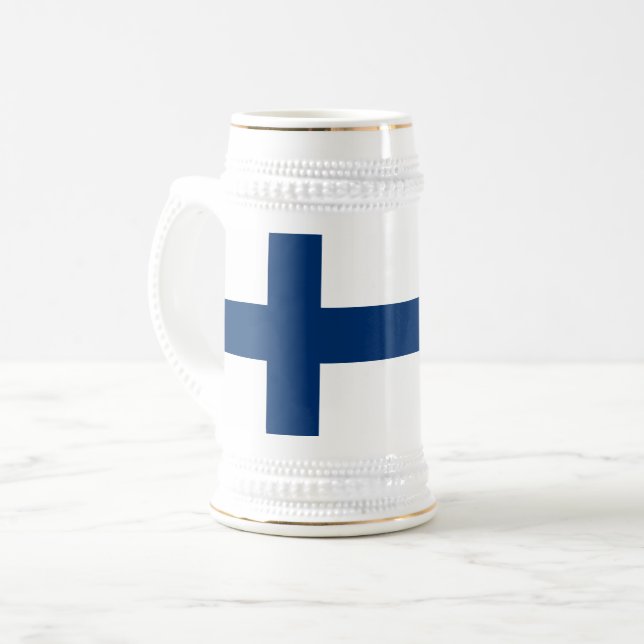 Finland Flagga Sejdel (Framsida vänster)