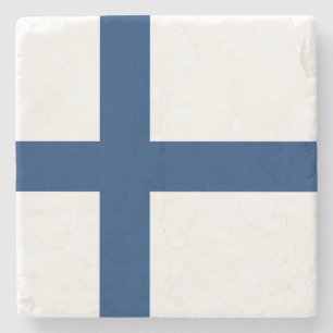 Finland Flagga Stenunderlägg