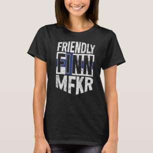 Finland Flagga Stolta Finländare Män & Kvinnor  2 T Shirt