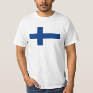 Finland Flagga T Shirt