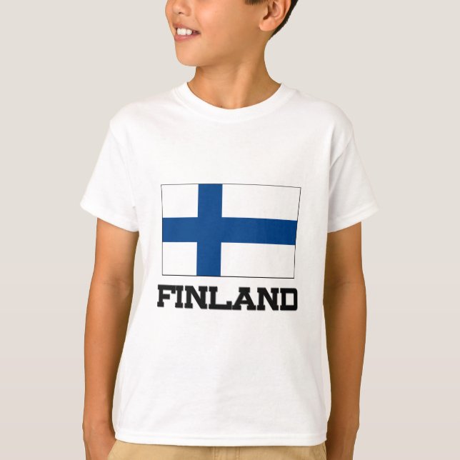 Finland Flagga Tröja (Framsida)