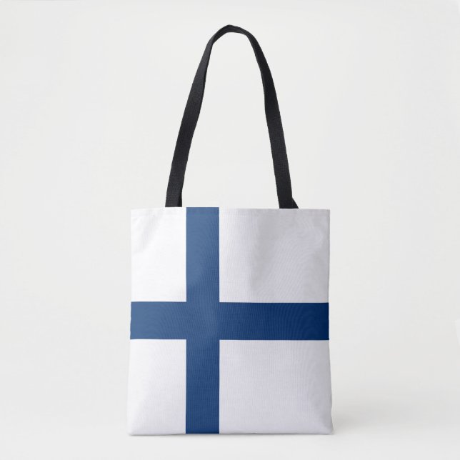Finland Flagga Tygkasse (Framsida)