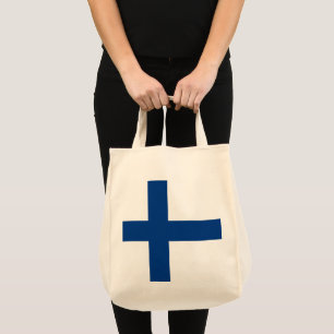 Finland flagga tygkasse