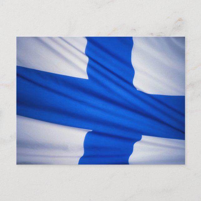 Finland Flagga Vykort (Framsida)