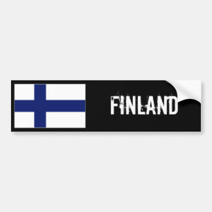 Finland flaggabildekal bildekal