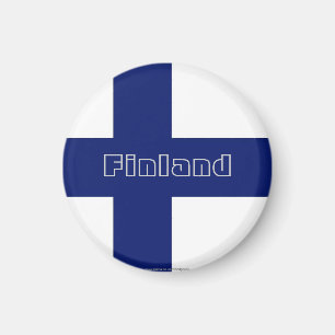 Finland flaggamagnet magnet