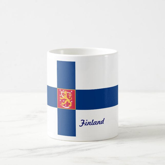 Finland flaggamugg kaffemugg (Center)