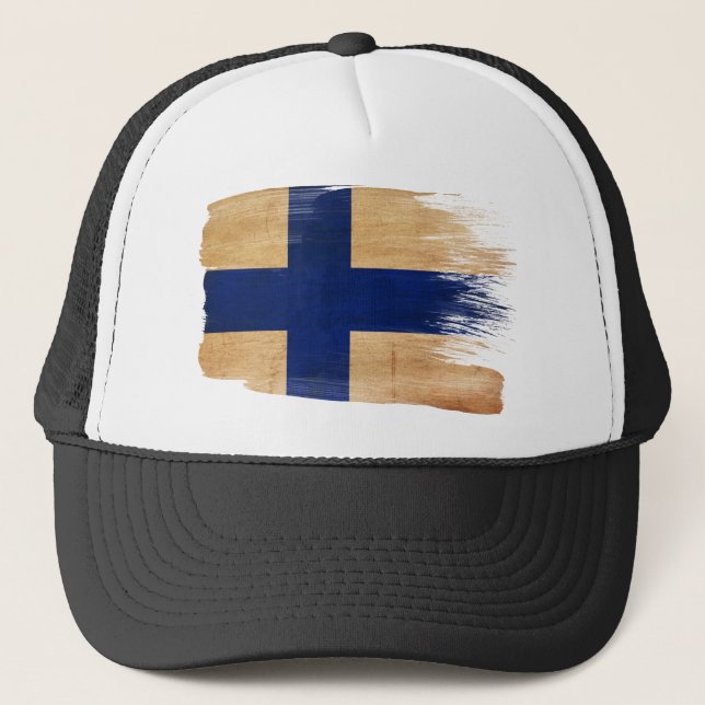 Finland flaggatruckerkeps keps (Framsida)
