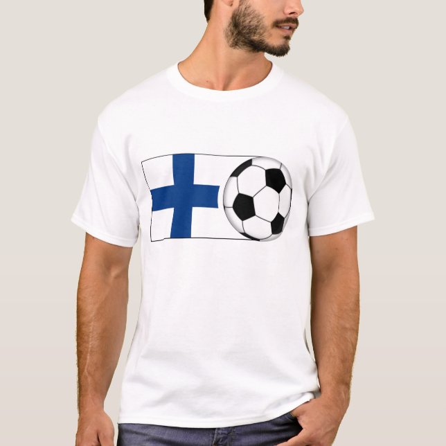 Finland fotboll t-shirt (Framsida)